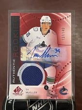 2025 SP Game Used Authentic Rookies Ty Mueller #AR-TM card