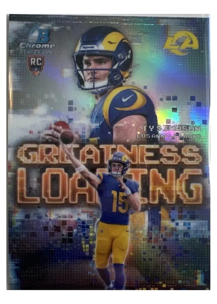 2026 Bowman Greatness Loading Ty Simpson #GL-2 card