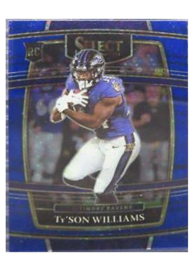 2021 Panini Select Base Set Ty'Son Williams Blue Disco #99 card