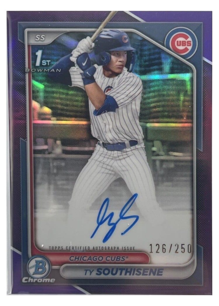 2024 Bowman Draft Chrome Prospect Autographs Ty Southisene #CPA-TS card