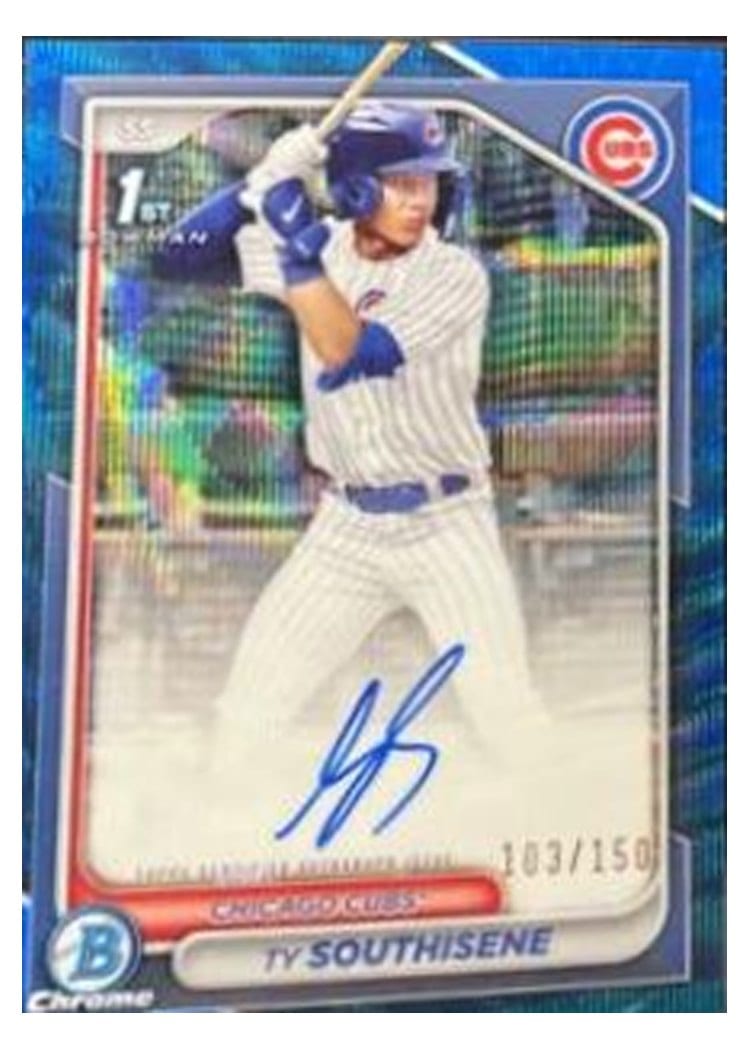 2024 Bowman Draft Chrome Prospect Autographs Ty Southisene #CPA-TS card