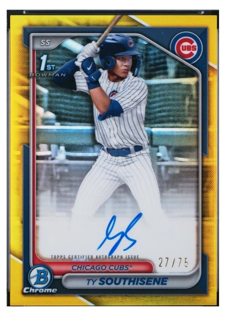 2024 Bowman Draft Chrome Prospect Autographs Ty Southisene #CPA-TS card