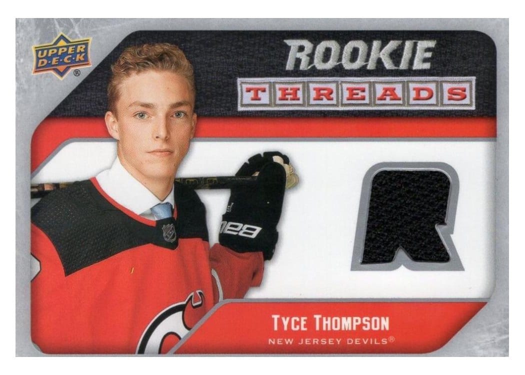 2021-22 Upper Deck Rookie Threads Retro Tyce Thompson #RT-TT card