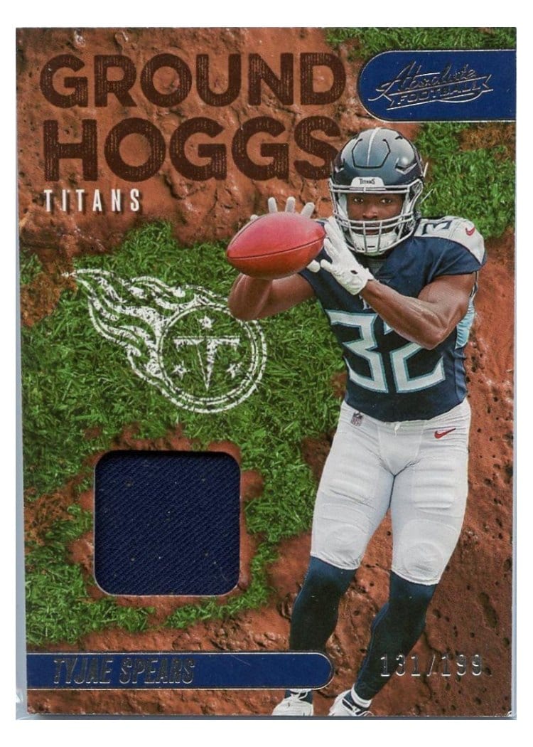 2023 Panini Absolute Ground Hoggs Materials Tyjae Spears #GH-4 card