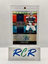 2023 Panini Legacy Futures Dual Patch Autographs Silver Tyjae Spears #FDA-26 card