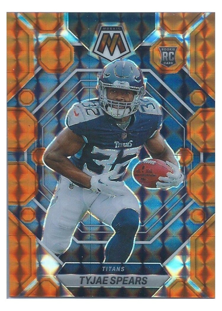 2023 Panini Mosaic Base Set Tyjae Spears #369 card