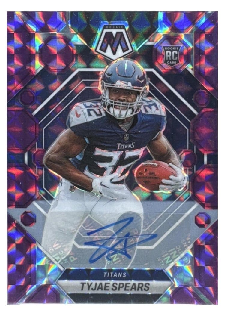 2023 Panini Mosaic Base Set Tyjae Spears #369 card