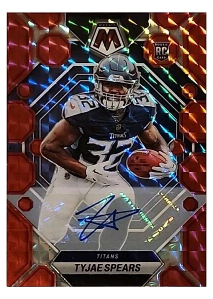 2023 Panini Mosaic Base Set Tyjae Spears #369 card