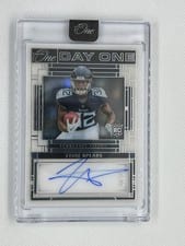 2023 Panini One Day One Autographs Tyjae Spears #120 card