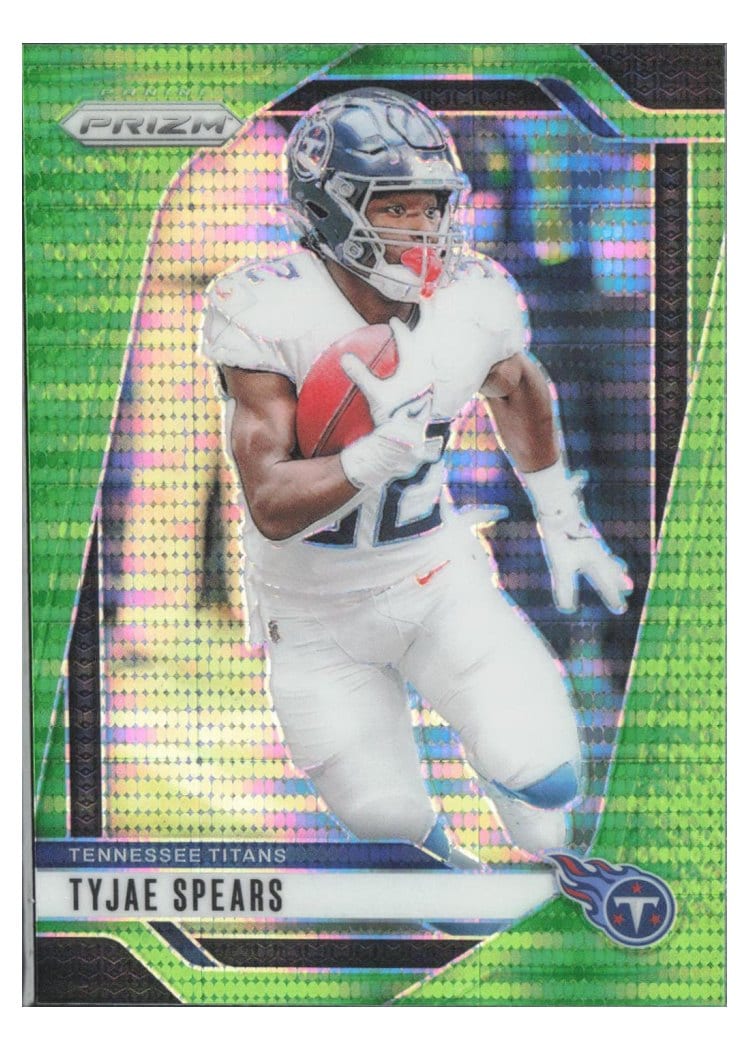 2024 Panini Prizm Base Set Tyjae Spears Neon Green Pulsar #278 card
