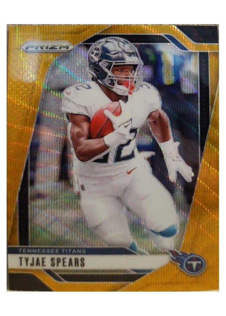 2024 Panini Prizm Base Set Tyjae Spears Wave Gold #278 card