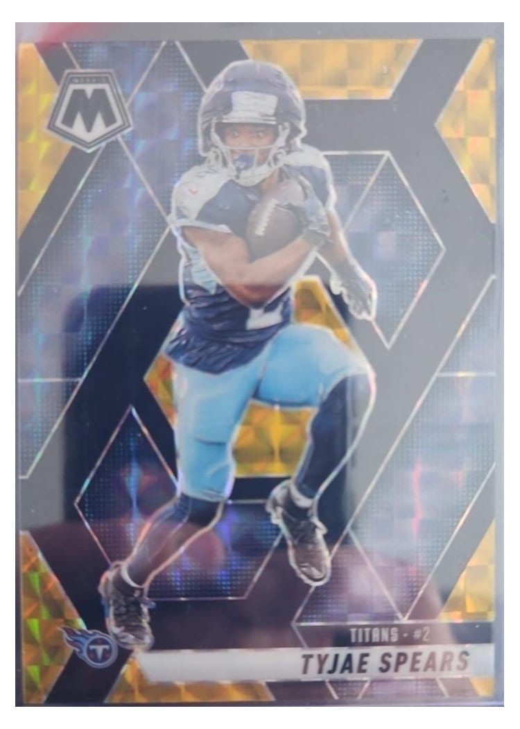 2025 Panini Mosaic Base Set Tyjae Spears #69 card