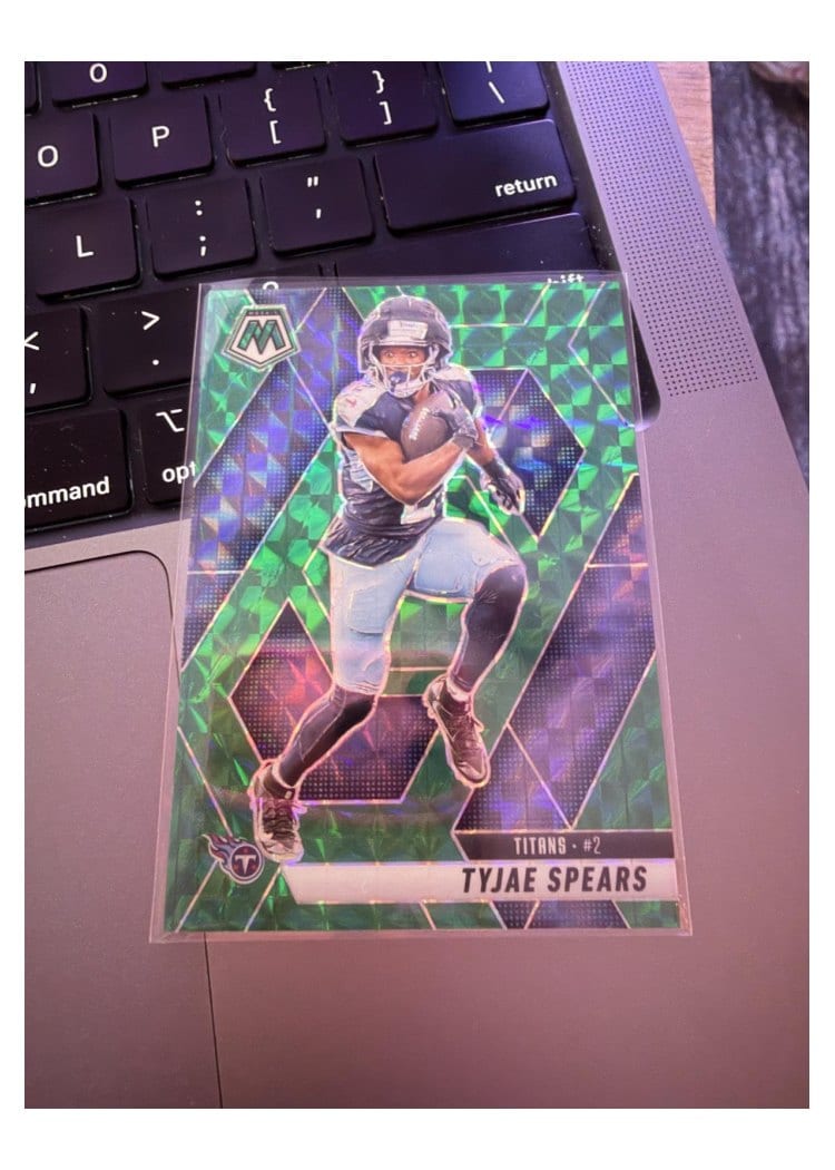 2025 Panini Mosaic Base Set Tyjae Spears #69 card