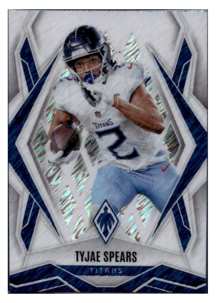 2025 Panini Phoenix Base Set Tyjae Spears White Shimmer #56 card