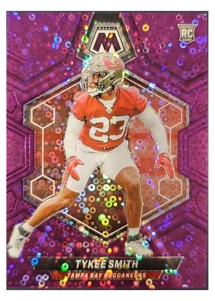 2024 Panini Mosaic Base Set Tykee Smith No Huddle Purple #372 card