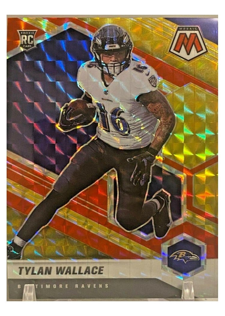 2021 Panini Mosaic Base Set Tylan Wallace #326 card