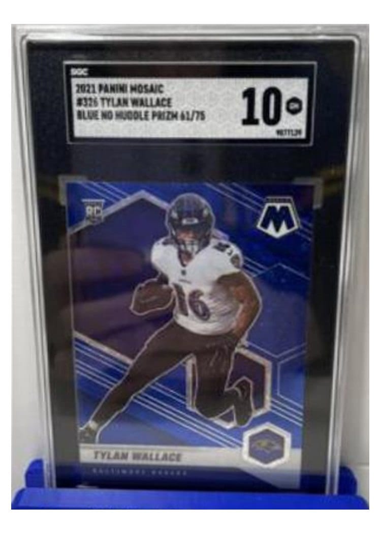 2021 Panini Mosaic Base Set Tylan Wallace #326 card