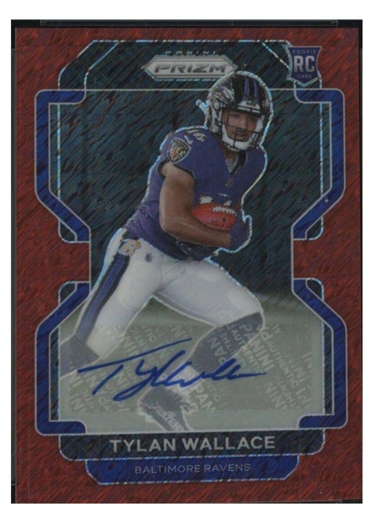 2021 Panini Prizm Base Set Tylan Wallace #356 card