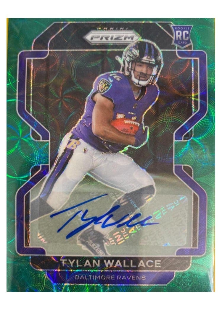 2021 Panini Prizm Base Set Tylan Wallace #356 card