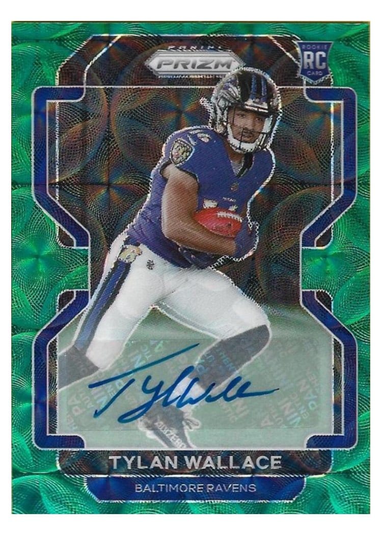 2021 Panini Prizm Base Set Tylan Wallace #356 card