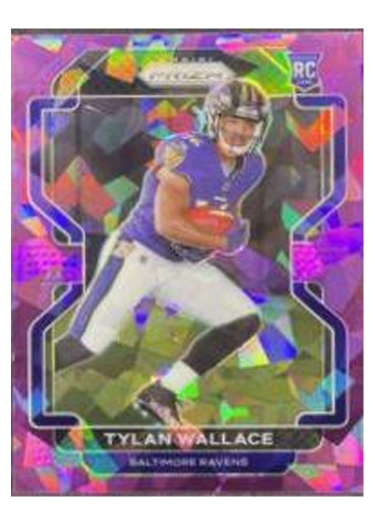 2021 Panini Prizm Base Set Tylan Wallace #356 card