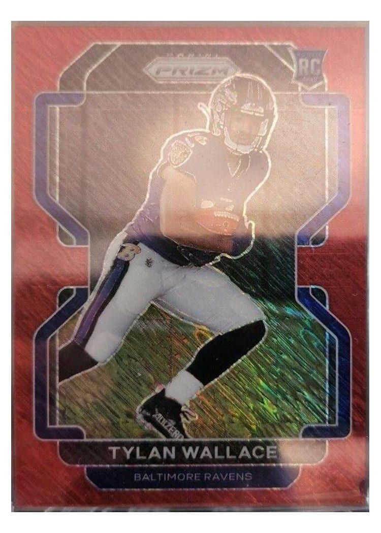 2021 Panini Prizm Base Set Tylan Wallace Red Shimmer #356 card