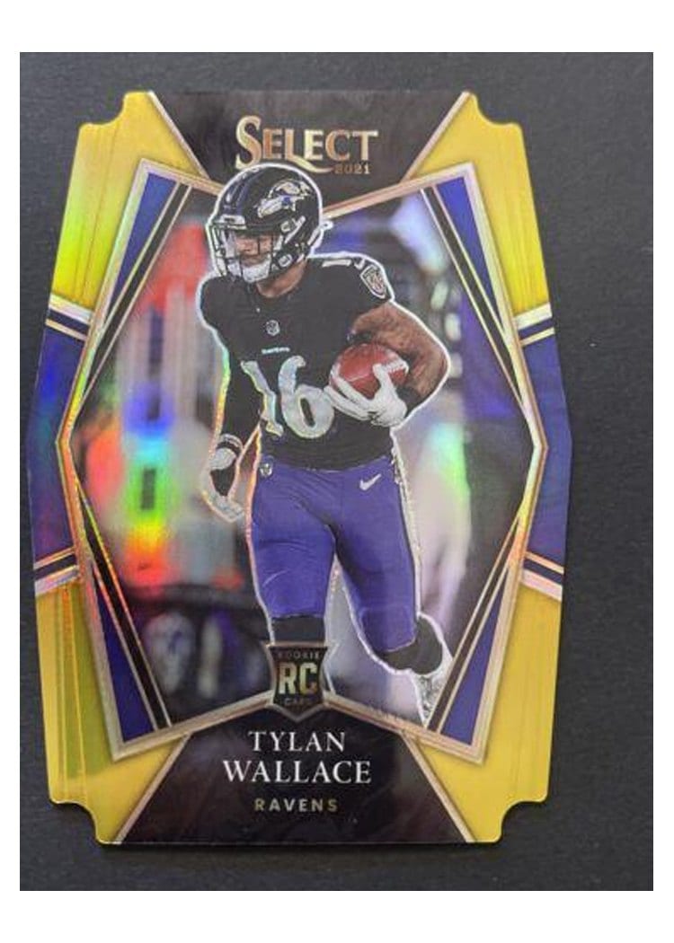 2021 Panini Select Base Set Tylan Wallace Gold Die Cut #278 card