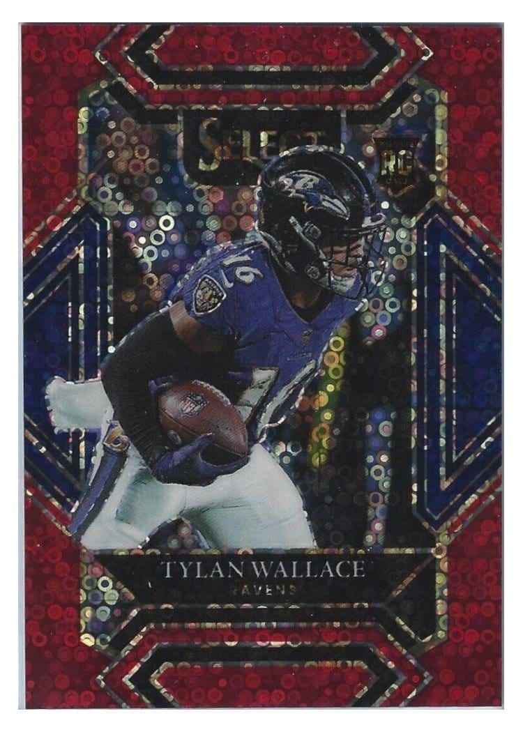 2021 Panini Select Base Set Tylan Wallace Red Disco #278 card