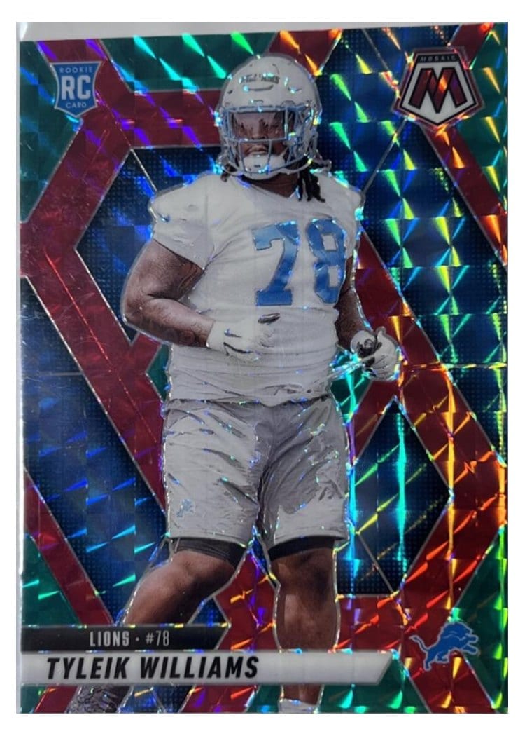 2025 Panini Mosaic Base Set Tyleik Williams Choice Red Green #397 card