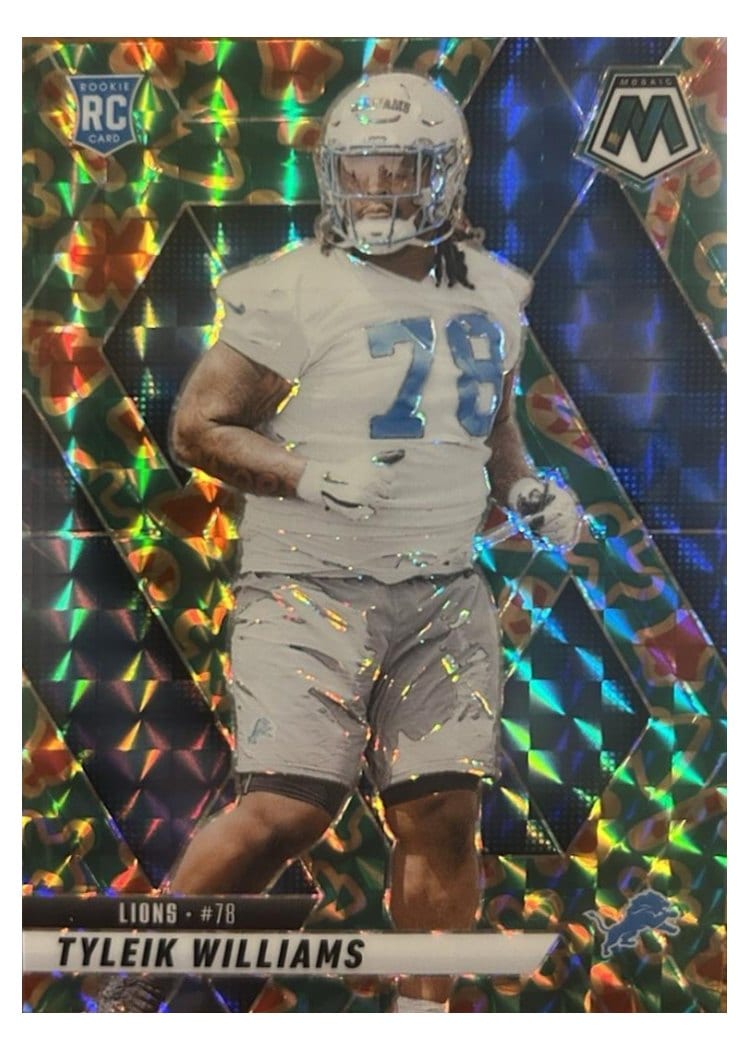 2025 Panini Mosaic Base Set Tyleik Williams Cookies #397 card