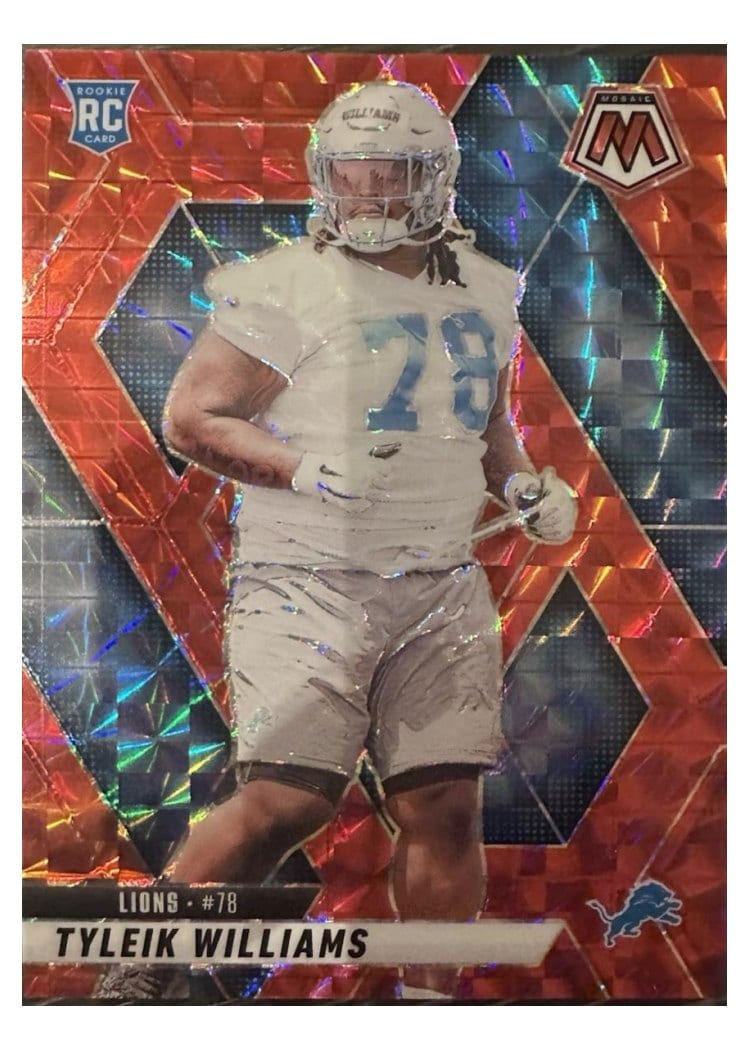2025 Panini Mosaic Base Set Tyleik Williams Red #397 card