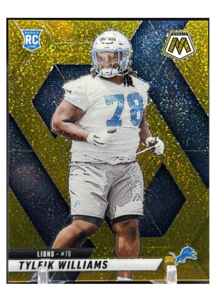 2025 Panini Mosaic Base Set Tyleik Williams Gold Glitter #397 card