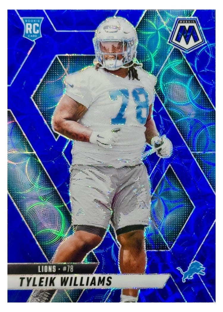 2025 Panini Mosaic Base Set Tyleik Williams Blue Scope #397 card