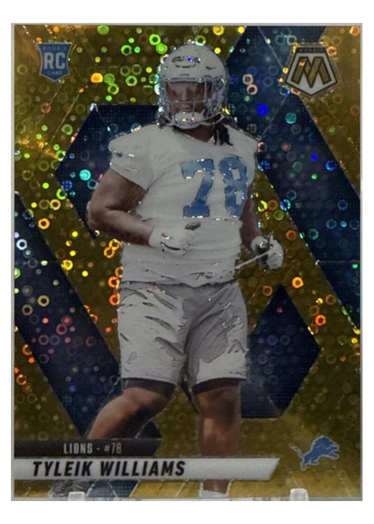 2025 Panini Mosaic Base Set Tyleik Williams Gold #397 card