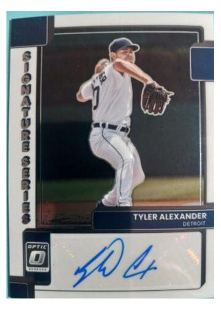 2022 Donruss Optic Signature Series Tyler Alexander #SIGS-TA card