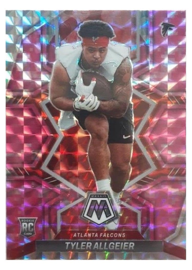 2022 Panini Mosaic Base Set Tyler Allgeier #351 card