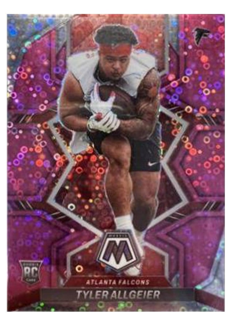 2022 Panini Mosaic Base Set Tyler Allgeier No Huddle Pink #351 card