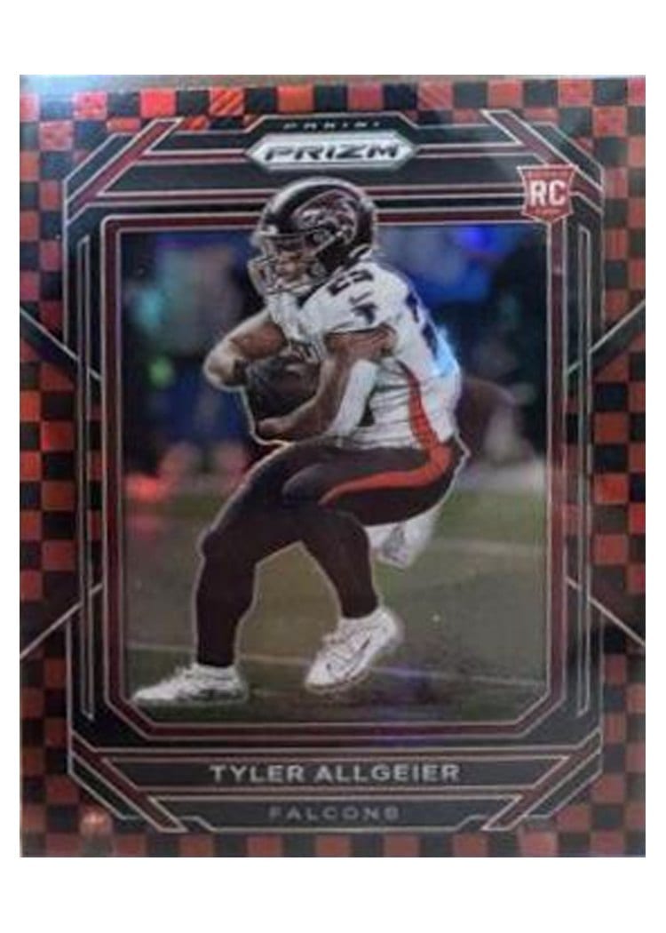 2022 Panini Prizm Base Set Tyler Allgeier #344 card