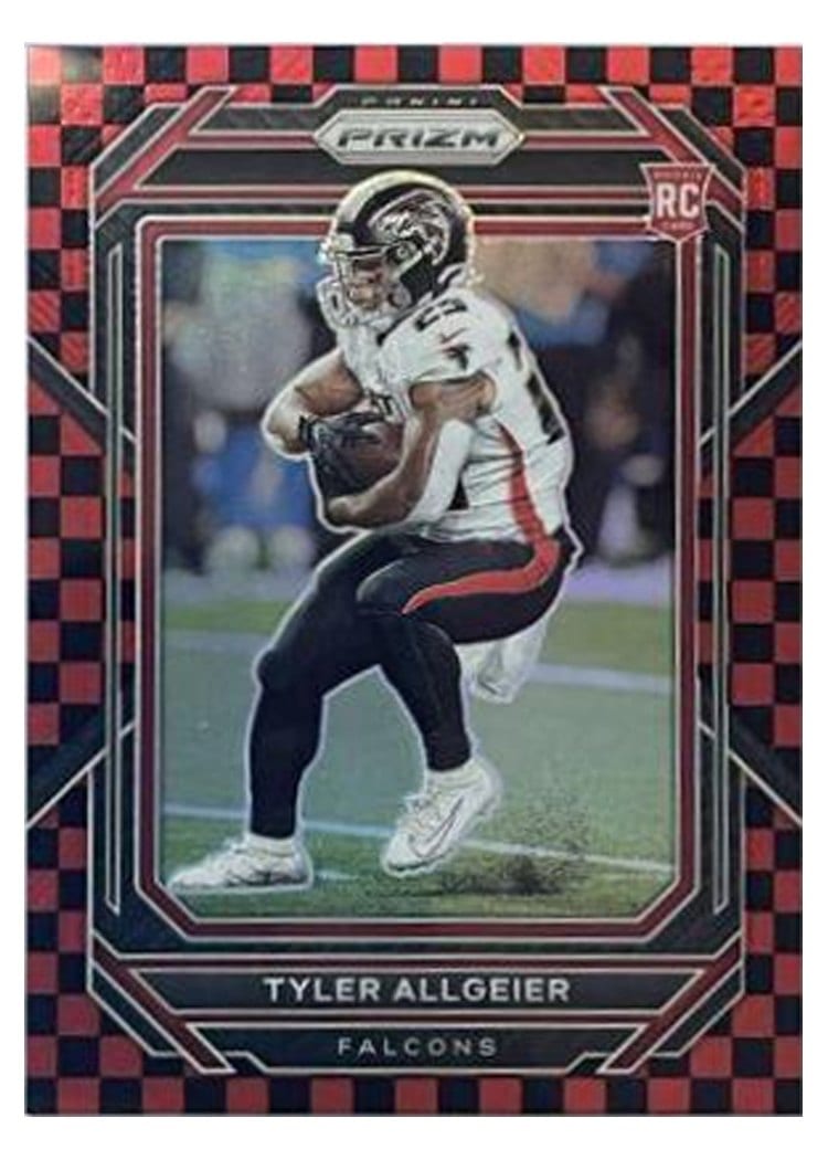 2022 Panini Prizm Base Set Tyler Allgeier #344 card