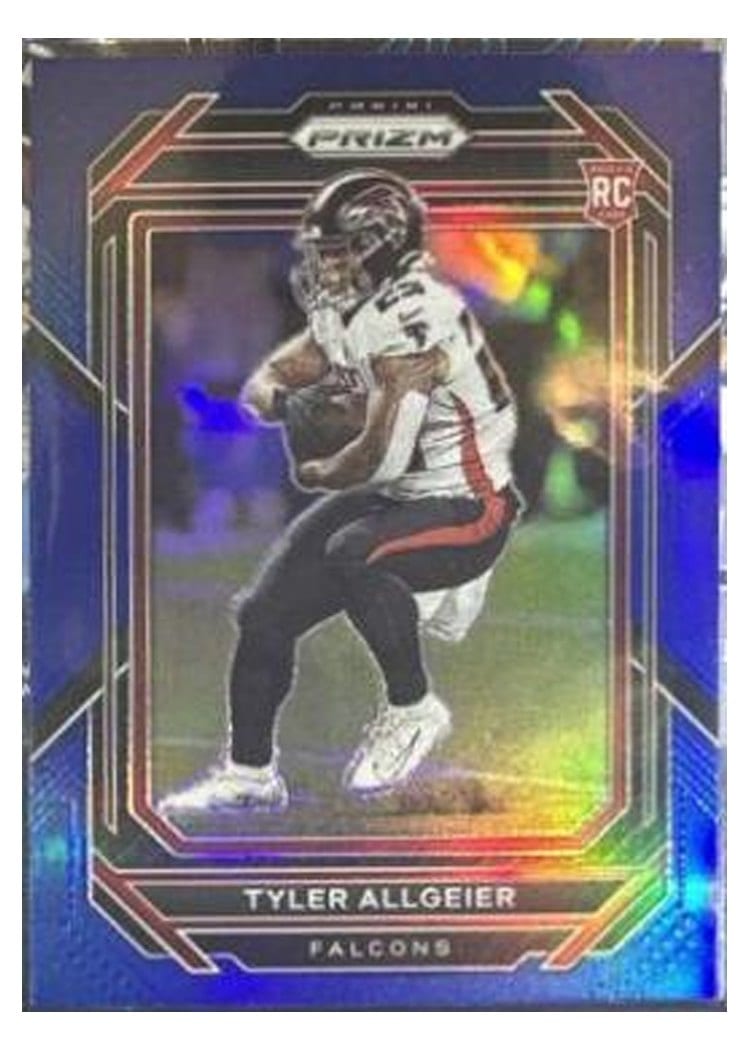 2022 Panini Prizm Base Set Tyler Allgeier #344 card