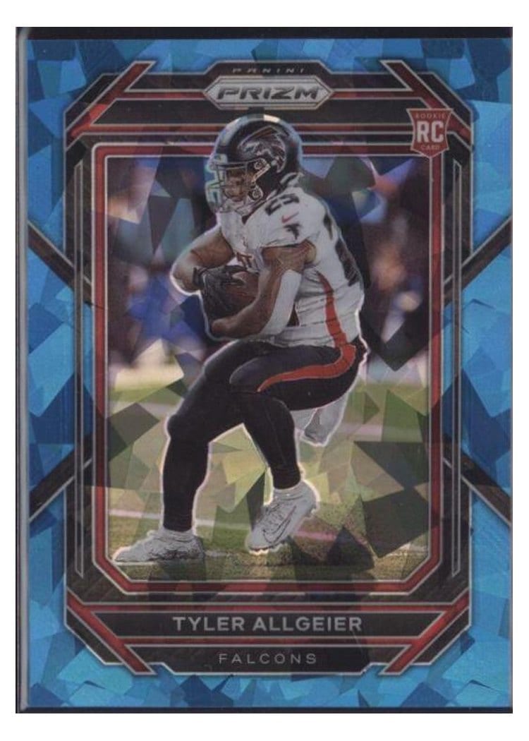 2022 Panini Prizm Base Set Tyler Allgeier #344 card