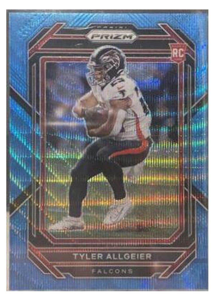 2022 Panini Prizm Base Set Tyler Allgeier #344 card