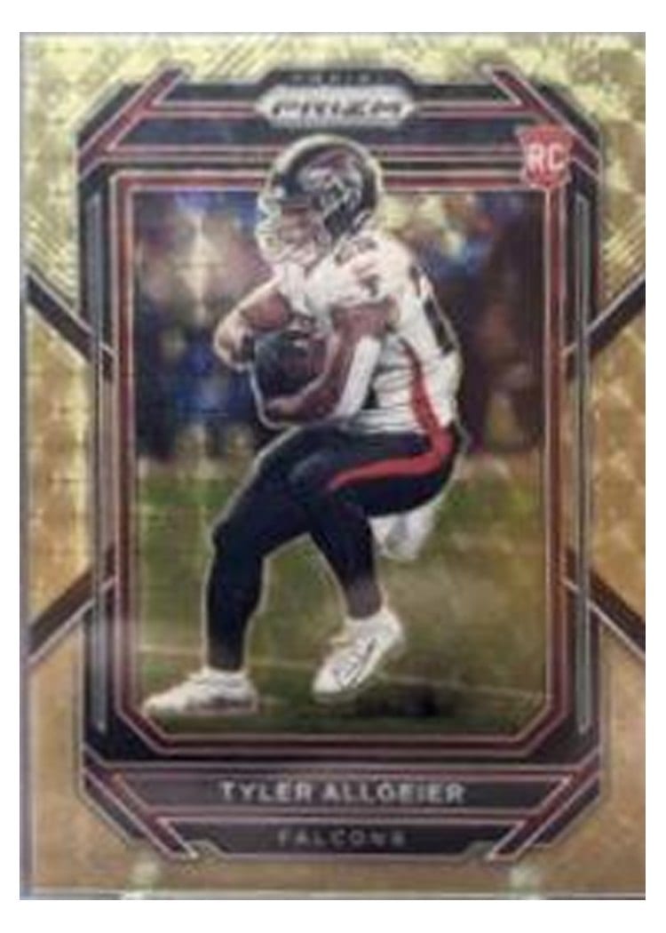 2022 Panini Prizm Base Set Tyler Allgeier #344 card