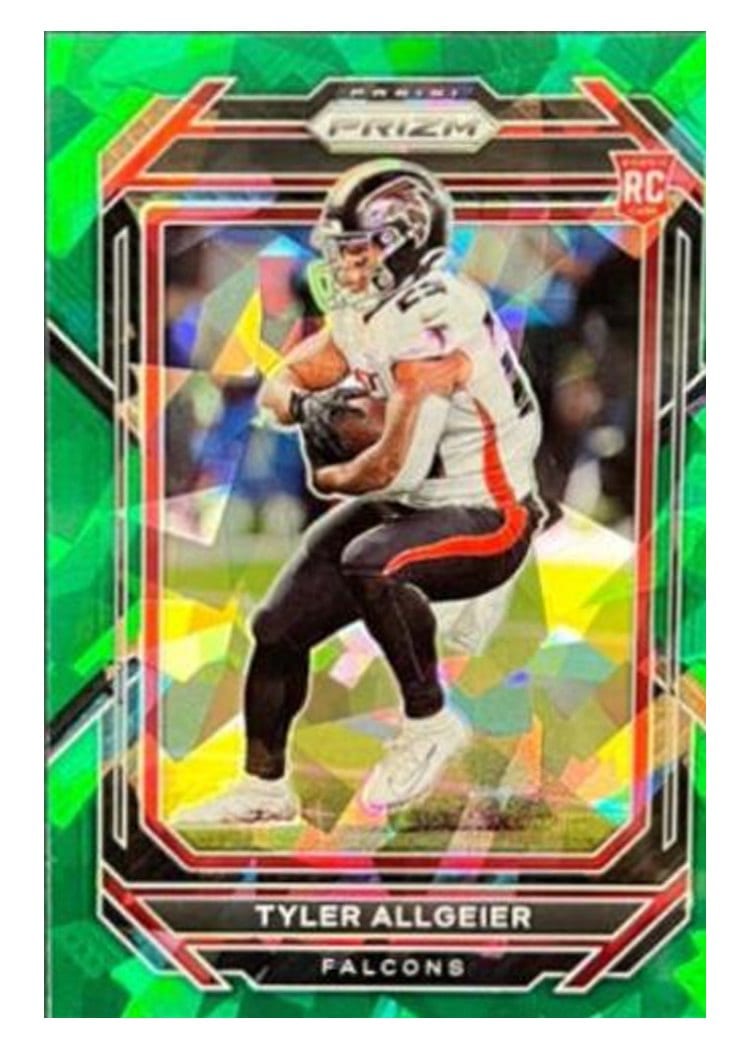 2022 Panini Prizm Base Set Tyler Allgeier #344 card