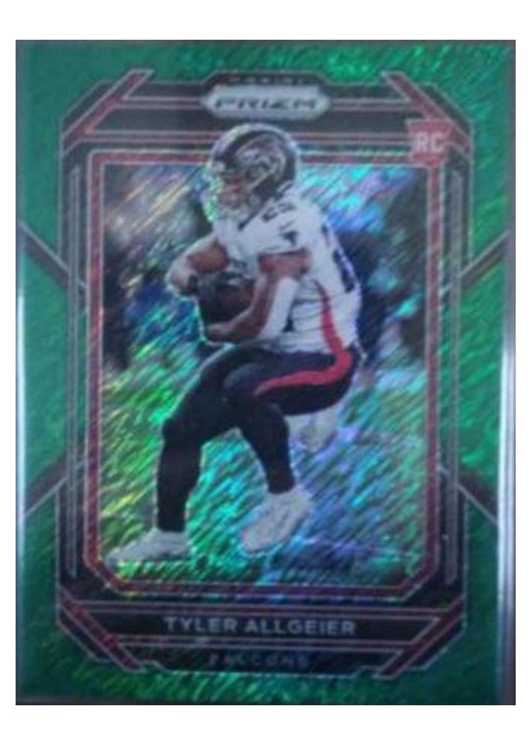 2022 Panini Prizm Base Set Tyler Allgeier #344 card