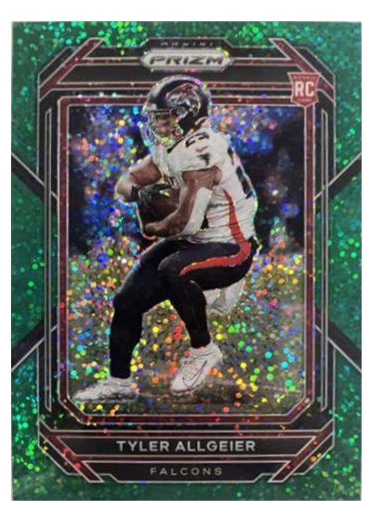 2022 Panini Prizm Base Set Tyler Allgeier #344 card