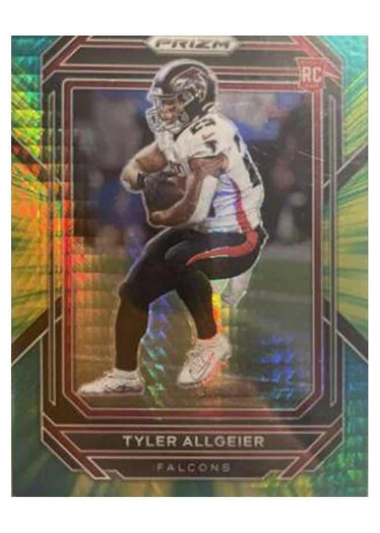 2022 Panini Prizm Base Set Tyler Allgeier #344 card