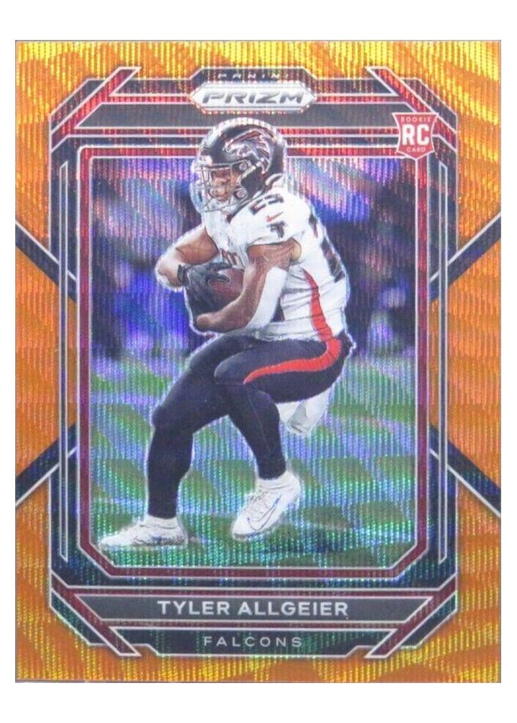 2022 Panini Prizm Base Set Tyler Allgeier #344 card