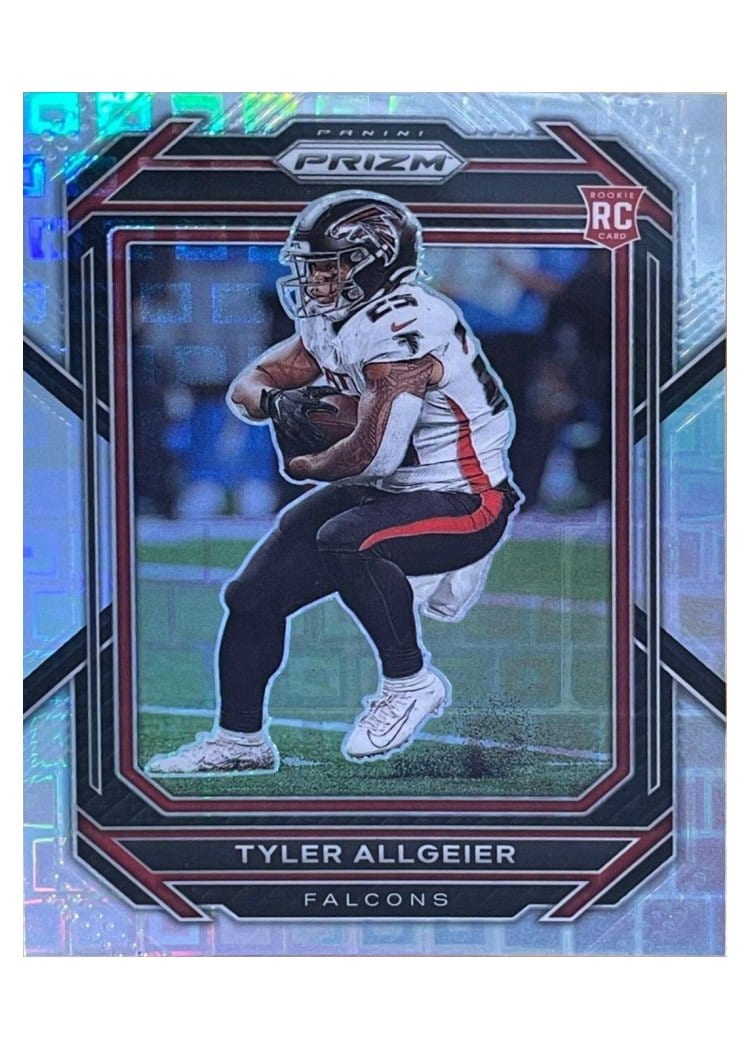 2022 Panini Prizm Base Set Tyler Allgeier #344 card