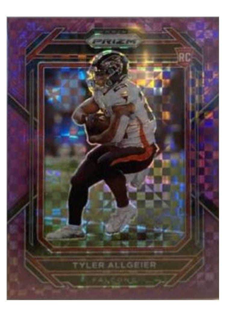 2022 Panini Prizm Base Set Tyler Allgeier #344 card
